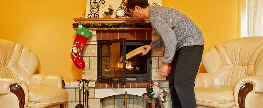 Rusted Metal Fireplace Restoration in Sierra Vista, Arizona